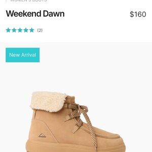 Reef Women's Weekend Dawn Tan Winter Boots